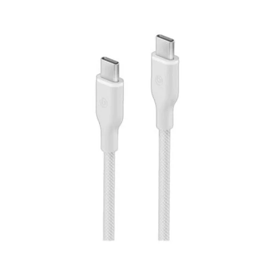Bazic Gocharge Weave Usb-C To Usb-C 480Mbps 60W Cable 1.5M - White
